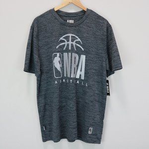 NBA Gray Space Dyed Reflective Logo Shirt